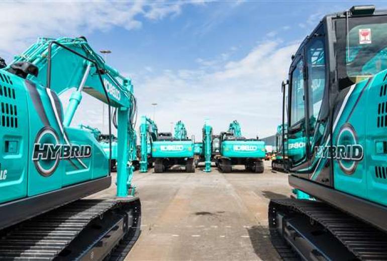 Kobelco prezentēs elektriskos ekskavatorus