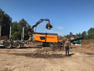 Fotoreportāža: Doppstadt drupinātāja demonstrācija Dolē