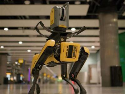 Hītrovas lidostā strādā robotsuns Deivs