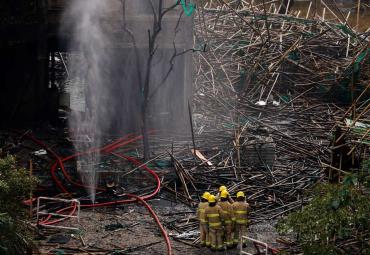 Ugunsgrēks Hokongas augstceltnēs