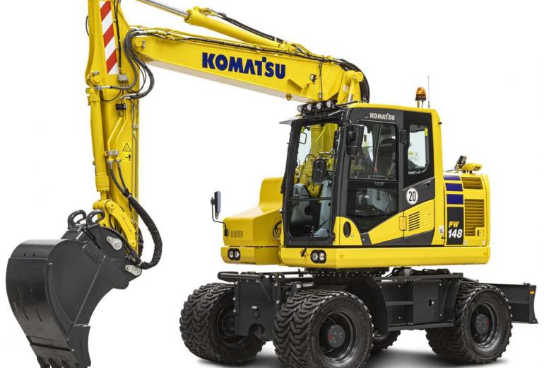 Komatsu Europe ziņo par uzlabotiem ekskavatoriem