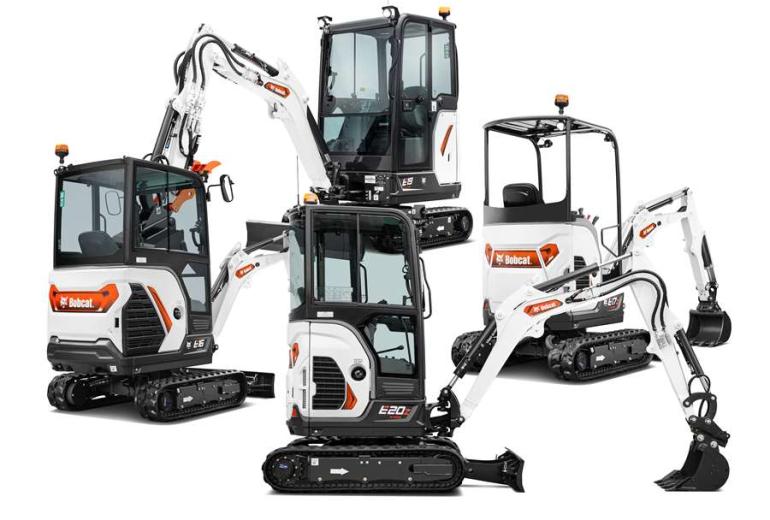 Bobcat prezentēs jaunus mini ekskavatorus