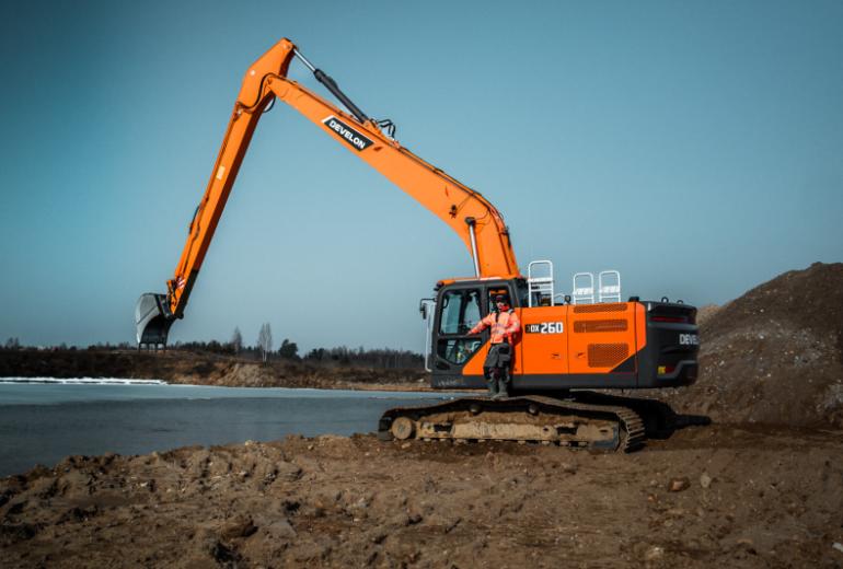 LIETOTĀJA PIEREDZE: Develon DX260LC-9