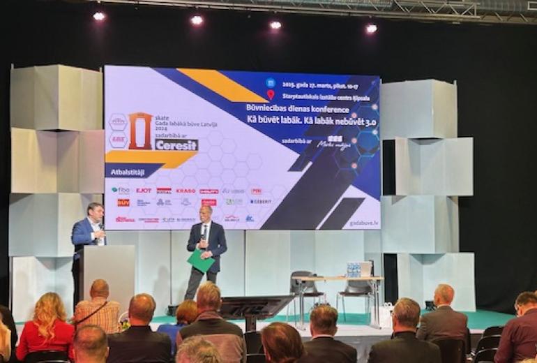 VIDEO: konference skates "Gada labākā būve Latvijā 2024" ietvaros