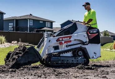 Bobcat jaunais mini kāpurķēžu iekrāvējs MT120