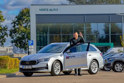 Būvniecības uzņēmuma Mapri Būve autoparka uzticamais pamats – Škoda Octavia