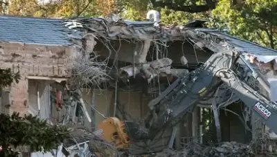 Video: Baltā nama Austrumu spārna nojaukšana