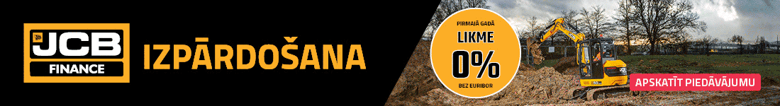 JCB izpārdošana Decembris 2023